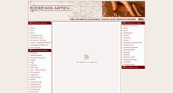 Desktop Screenshot of piercing-arten.de