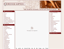 Tablet Screenshot of piercing-arten.de